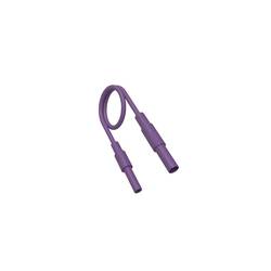 SKS Hirschmann MAL S GG-B 100/2,5 violett bezpečnostní měřicí kabely [4mm bezpečnostní zástrčka - 4mm bezpečnostní zdířka] 100 cm, fialová, 1 ks