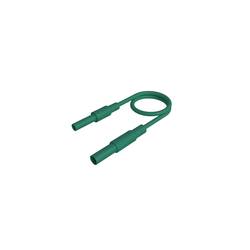SKS Hirschmann MAL S GG-B 25/2,5 grün bezpečnostní měřicí kabely [4mm bezpečnostní zástrčka - 4mm bezpečnostní zdířka] 25 cm, zelená, 1 ks