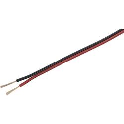 TRU COMPONENTS 1565746 reproduktorový kabel 2 x 0.8 mm² červená, černá 100 m