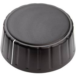 Mentor 4335.6001 otočný knoflík s ukazatelem černá (Ø x v) 48 mm x 19 mm 1 ks