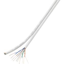TRU COMPONENTS Duplex-ethernetový síťový kabel CAT 6 U/UTP 8 x 2 x 0.196 mm² bílá 100 m