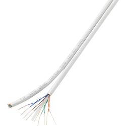 TRU COMPONENTS ethernetový síťový kabel CAT 6 U/UTP 8 x 2 x 0.196 mm² bílá 100 m