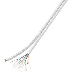 TRU COMPONENTS Duplex-ethernetový síťový kabel CAT 6 F/UTP 8 x 2 x 0.196 mm² bílá 100 m