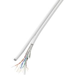 TRU COMPONENTS Duplex-ethernetový síťový kabel CAT 6 SF/UTP 8 x 2 x 0.196 mm² bílá 50 m