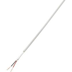TRU COMPONENTS 1567173 alarmový kabel LiYY 2 x 0.14 mm² bílá 50 m