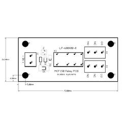 scaleo systems deska s relé 1 ks VV-600400-0-C 2 přepínací kontakty 24 V/DC