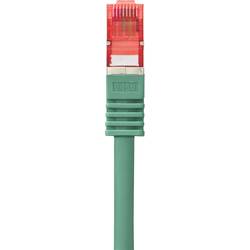 Renkforce RF-5503262 RJ45 síťové kabely, propojovací kabely CAT 6 S/FTP 10.00 m zelená s ochranou, pozlacené kontakty, samozhášecí 1 ks