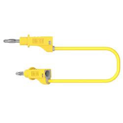 Electro PJP 2110-CD1-100J měřicí kabel [banánková zástrčka - banánková zástrčka] 1.00 m, žlutá, 1 ks