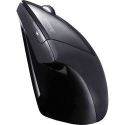Perixx Perimice -713 ergonomická myš bezdrátový optická černá 6 tlačítko 2000 dpi ergonomická