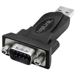 LogiLink sériový adaptér [1x USB 2.0 zástrčka A - 1x RS232 zástrčka ] 0 mm černá