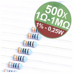 Quadrios 22P036 22P036 sada metalizovaných rezistorů axiální 0207 0.25 W 1 % 1 sada