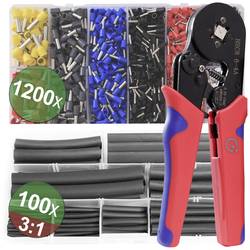 Quadrios 22T009 22T009 sada krimpovacích kleští dutiny na kabely, 0.25 do 10 mm², vč. sortimentu dutin na kabely