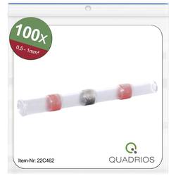 Quadrios 22C462 krimpovací spojka se smršťovací bužírkou 0.5 mm² 1.0 mm² plná izolace červená 1 sada