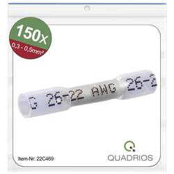 Quadrios 22C469 krimpovací spojka se smršťovací bužírkou 0.3 mm² 0.5 mm² plná izolace bílá 1 sada