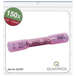 Quadrios 22C467 krimpovací spojka se smršťovací bužírkou 0.5 mm² 1.5 mm² plná izolace červená 1 sada