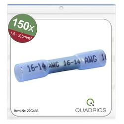 Quadrios 22C466 krimpovací spojka se smršťovací bužírkou 1.5 mm² 2.5 mm² plná izolace modrá 1 sada