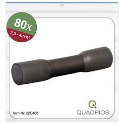 Quadrios 22C468 krimpovací spojka se smršťovací bužírkou 2.5 mm² 4 mm² plná izolace černá 1 sada