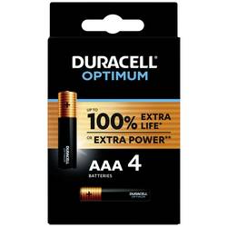 Duracell Optimum mikrotužková baterie AAA alkalicko-manganová 1.5 V 4 ks