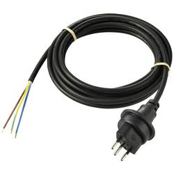 Sygonix SY-5768434 napájecí síťový kabel černá 3 m odolné vůči povětrnostním vlivům