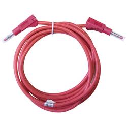 Mueller Electric BU-2323-10-79-2 měřicí kabel [banánková zástrčka 4 mm - banánková zástrčka 4 mm ] 2 m, červená, 1 ks