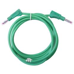Mueller Electric BU-2323-10-79-5 měřicí kabel [banánková zástrčka 4 mm - banánková zástrčka 4 mm ] 2 m, zelená, 1 ks