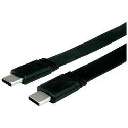 Value USB kabel USB 4.0 USB-C ® zástrčka, USB-C ® zástrčka 0.50 m černá stíněný 11.99.9085