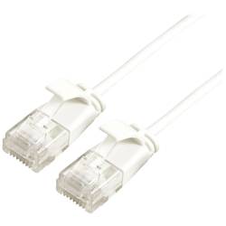 Roline green RJ45 síťový kabel CAT 6A [1x RJ45 zástrčka - 1x RJ45 zástrčka] 1.00 m bílá