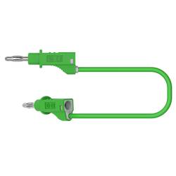 Electro PJP 2110-CD1-50V měřicí kabel [banánková zástrčka - banánková zástrčka] 50 cm, zelená, 1 ks