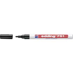 Edding 751 paint marker 4-751001 popisovač na laky černá 1 mm, 2 mm