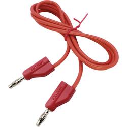 VOLTCRAFT MSB-300 sada měřicích kabelů lamelová zástrčka 4 mm silikon 1.00 m 12 ks