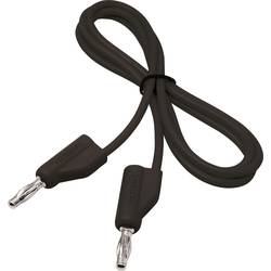 VOLTCRAFT MSB-300 sada měřicích kabelů lamelová zástrčka 4 mm silikon 1.00 m 12 ks