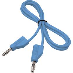 VOLTCRAFT MSB-300 sada měřicích kabelů lamelová zástrčka 4 mm silikon 1.00 m 12 ks