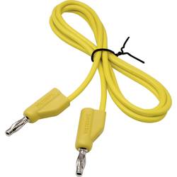 VOLTCRAFT MSB-300 sada měřicích kabelů lamelová zástrčka 4 mm silikon 1.00 m 12 ks
