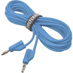 VOLTCRAFT MSB-300 sada měřicích kabelů lamelová zástrčka 4 mm silikon 5.00 m 12 ks