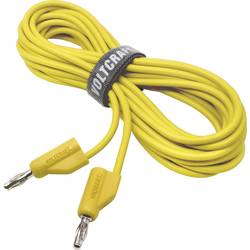 VOLTCRAFT MSB-300 sada měřicích kabelů lamelová zástrčka 4 mm silikon 5.00 m 12 ks