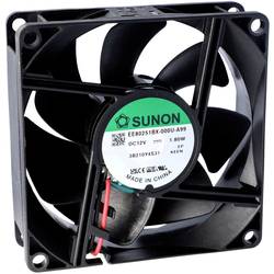 Sunon EF80251B3-1000U-A99 axiální ventilátor, 12 V/DC, 56.05 m³/h, (d x š x v) 25 x 80 x 80 mm, EF80251B3-1000U-A99