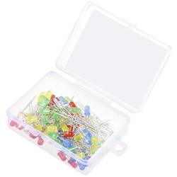 TRU COMPONENTS LED s vývody červená, žlutá, modrá, žlutozelená, teplá bílá kulatý 5 mm 90 mcd, 420 mcd, 2180 mcd, 19000 mcd 30 ° 20 mA 1.8 V, 2.4 V, 2.7 V, 3.4