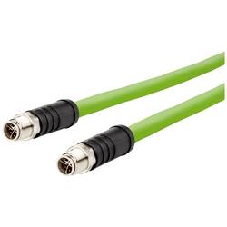 Metz Connect 142M6X11100 M 12 síťové kabely, propojovací kabely CAT 6A SF/UTP 10.00 m zelená krytí PUR, odolné proti kyselinám, odolné proti ozonu, odolné