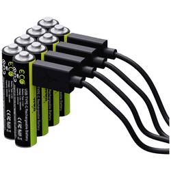 Verico LoopEnergy USB-C akumulátor AAA Li-Ion akumulátor 600 mAh 1.5 V 8 ks