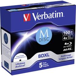 Verbatim 43834 M-DISC Blu-ray XL Rohling 100 GB 1 ks Jewelcase s potiskem