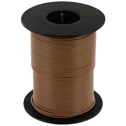 econ connect KL025BR50 lanko/ licna, 1 x 0.25 mm², hnědá, 50 m