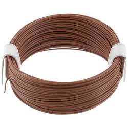 econ connect KL004BR10 lanko/ licna, 1 x 0.04 mm², hnědá, 10 m