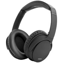 STREETZ HL-BT404 Sluchátka Over Ear Bluetooth® stereo černá Potlačení hluku složitelná, headset, regulace hlasitosti