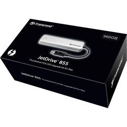 Transcend JetDrive™ 855 Mac 960 GB, externí SSD disk, Thunderbolt 3, stříbrná