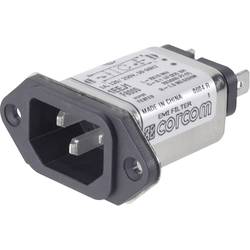 TE Connectivity 1EEJ1, 6609006-1 síťový filtr, 250 V/AC, 1 A, 10 mH