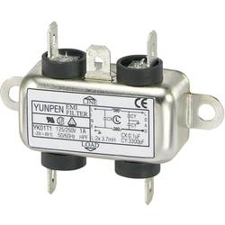 Yunpen 530105 YK01T1 odrušovací filtr 250 V/AC 1 A 3.7 mH (d x š x v) 44 x 48.7 x 18 mm 1 ks
