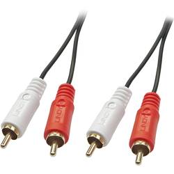 LINDY 35666 cinch audio kabel [2x cinch zástrčka - 2x cinch zástrčka] 20.00 m černá