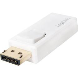 LogiLink CV0100 DisplayPort / HDMI adaptér [1x zástrčka DisplayPort - 1x HDMI zásuvka] bílá