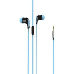Vivanco Talk 4 špuntová sluchátka kabelová modrá headset