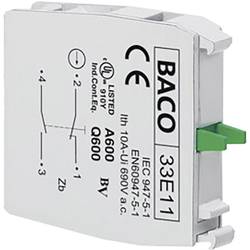 BACO 33E11 spínací kontaktní prvek 1 rozpínací kontakt, 1 spínací kontakt bez aretace 600 V 1 ks